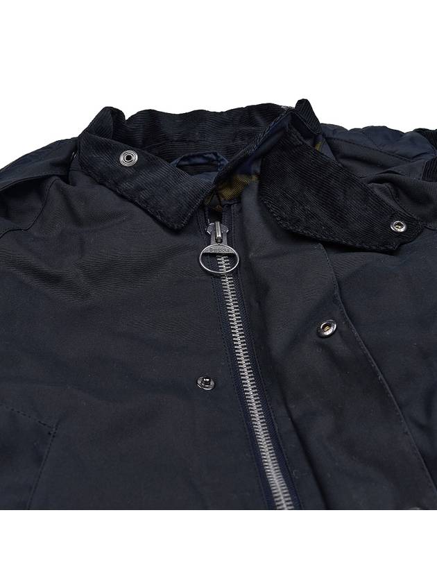 Winter Bedale Wax Jacket Navy - BARBOUR - BALAAN 8