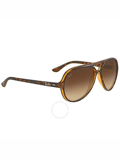 Ray Ban Cats 5000 Classic Light Brown Gradient Aviator Unisex Sunglasses RB4125 710/51 59 - RAY-BAN - BALAAN 2