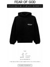 Essential Logo Fleece Hooded Black Men s 192HO246250F 001 TJ - FEAR OF GOD - BALAAN 2