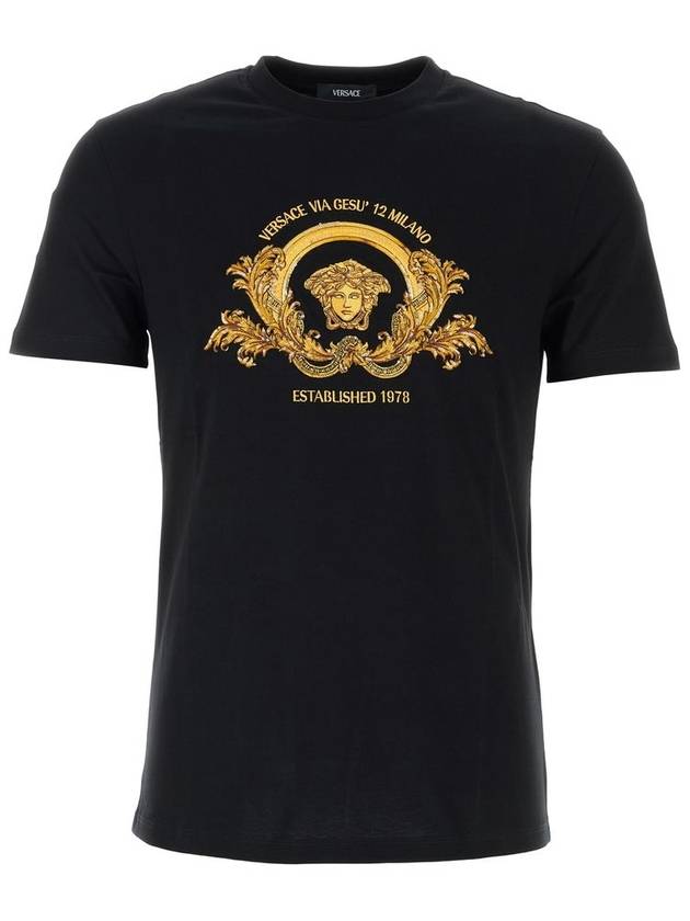 24FW Long Sleeve T-Shirt 10139441A114721B000 NERO - VERSACE - BALAAN 2