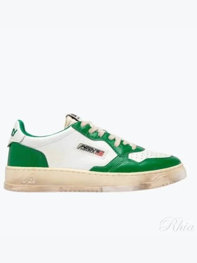 Medalist Super Vintage Low Top Sneakers Green - AUTRY - BALAAN 2