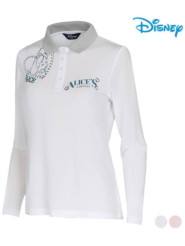 color combination PK long sleeve collar t-shirt DN1LTS005 - DISNEY GOLF - BALAAN 2