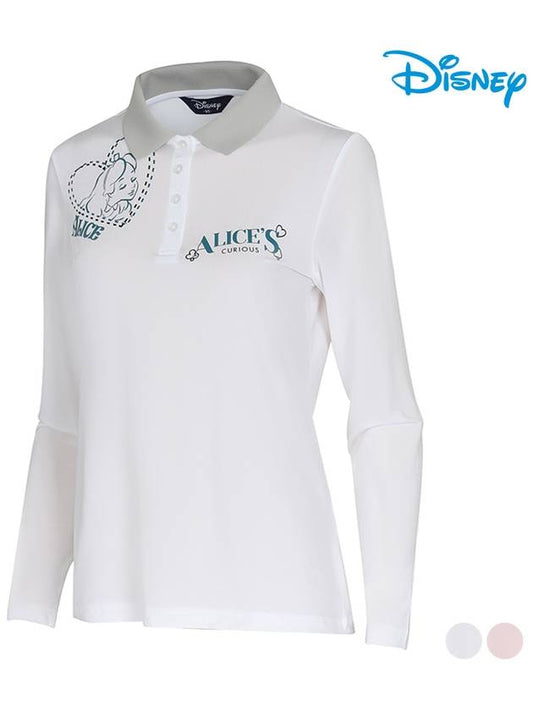 color combination PK long sleeve collar t-shirt DN1LTS005 - DISNEY GOLF - BALAAN 2