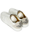 Classic ORB Logo Low Top Sneakers White - VIVIENNE WESTWOOD - BALAAN 4