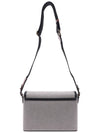 Horseferry Print Canvas Note Cross Bag Grey - BURBERRY - BALAAN 5