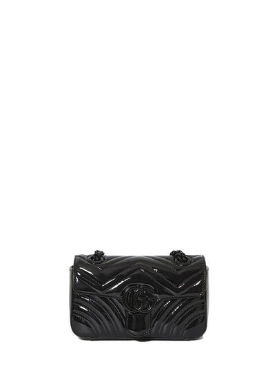 GG Marmont Patent Mini Shoulder Bag - GUCCI - BALAAN 2