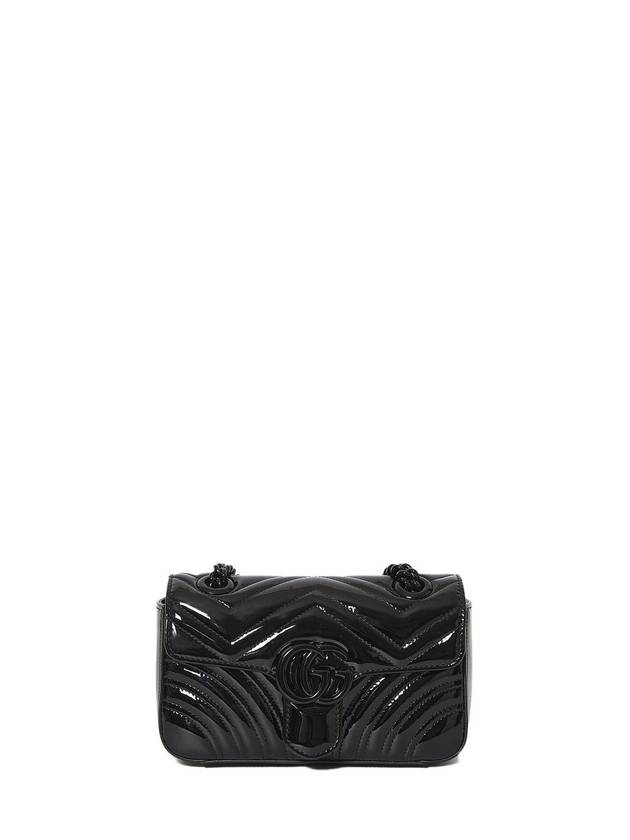 GG Marmont Patent Mini Shoulder Bag - GUCCI - BALAAN 1