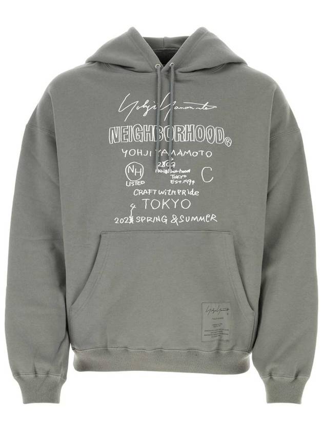 logo print hoodie HST83288 - YOHJI YAMAMOTO - BALAAN 2