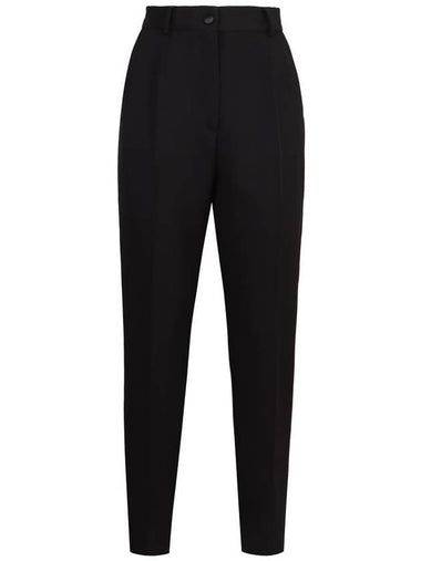 Dolce & Gabbana Stretch Gabardine Trousers - DOLCE&GABBANA - BALAAN 1