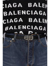 BB Crush Leather Belt Black - BALENCIAGA - BALAAN 5