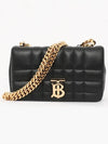 Quilted Lula Mini Leather Cross Bag Black - BURBERRY - BALAAN 3