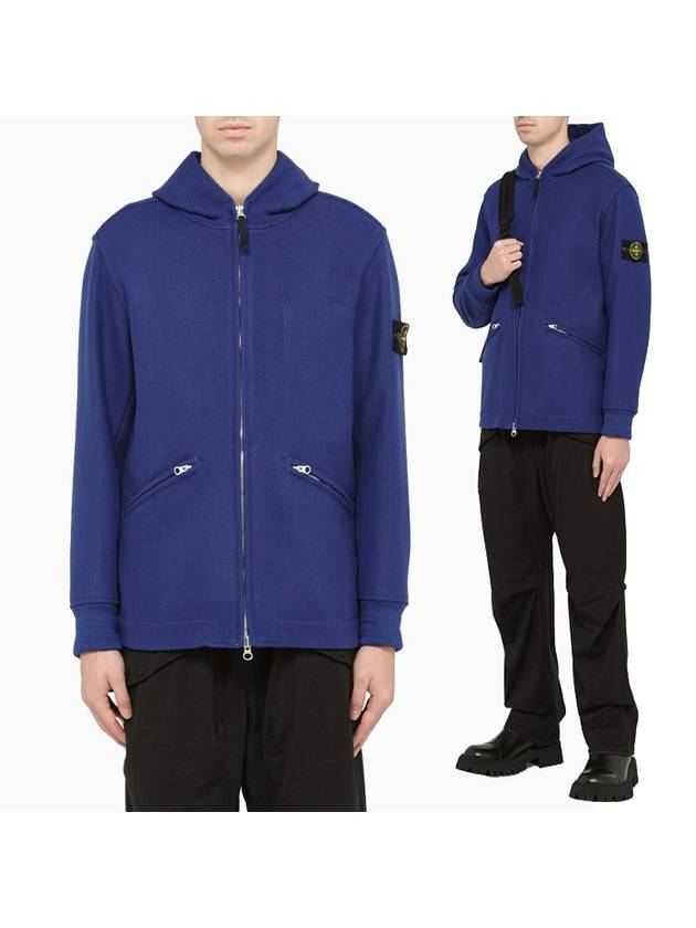 Panno Speciale Hooded Jacket Periwinkle - STONE ISLAND - BALAAN 2