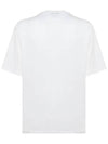 Relaxed Fit Scribble Short Sleeve T-Shirt Optic White - ACNE STUDIOS - BALAAN 4