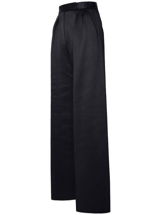 Zinnia Wide Pants Black - MAX MARA - BALAAN 4