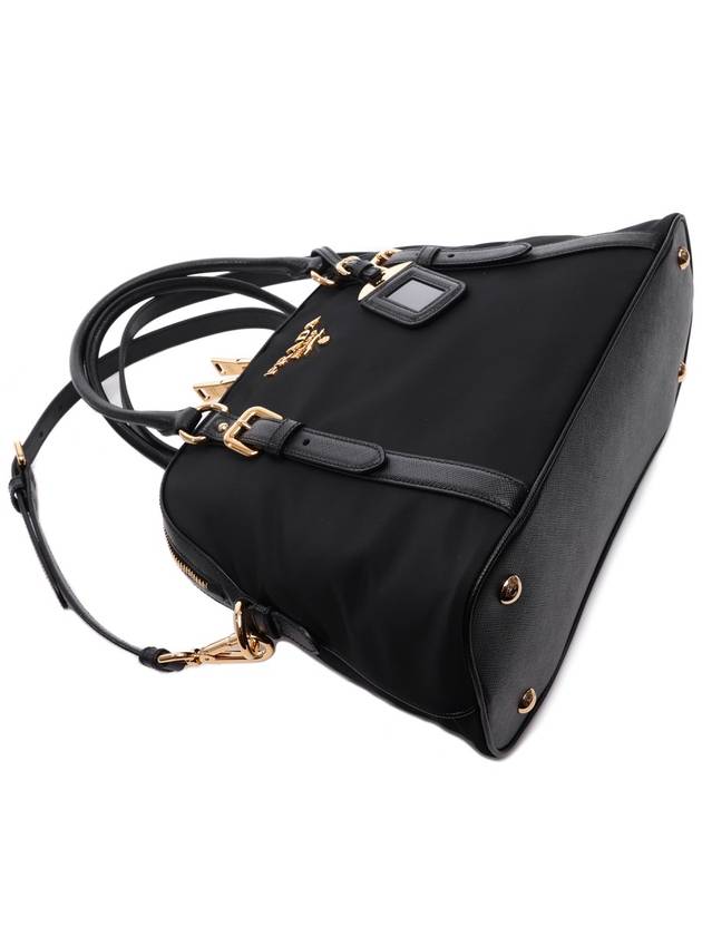 Pocono Saffiano Tote Bag Black - PRADA - BALAAN 6