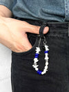 Natural Santorini Lapis & Pearl Bracelet - S SY - BALAAN 6