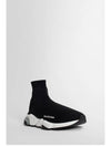 Speed Trainer Clear Sole High Top Sneakers Black - BALENCIAGA - BALAAN 4