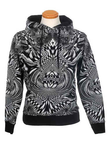 2080 1088 FITZ ROY WHITE BLACK HOODIE - MARCELO BURLON - BALAAN 1