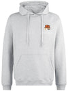 Fox Head Logo Hoodie Grey - BARBOUR - BALAAN 2