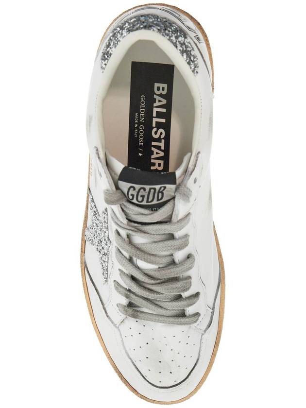 Ball Star Heel Tab Low Sneakers White Silver - GOLDEN GOOSE - BALAAN 3