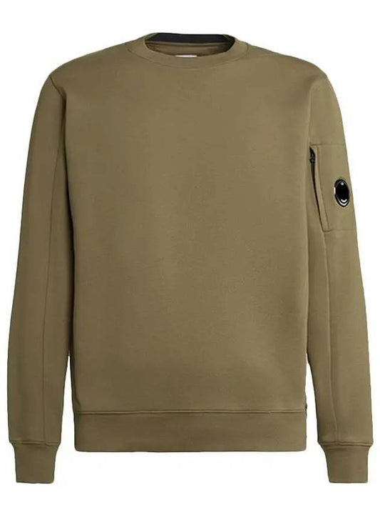 Diagonal Raised Fleece Sweatshirt Butternut - CP COMPANY - BALAAN 1