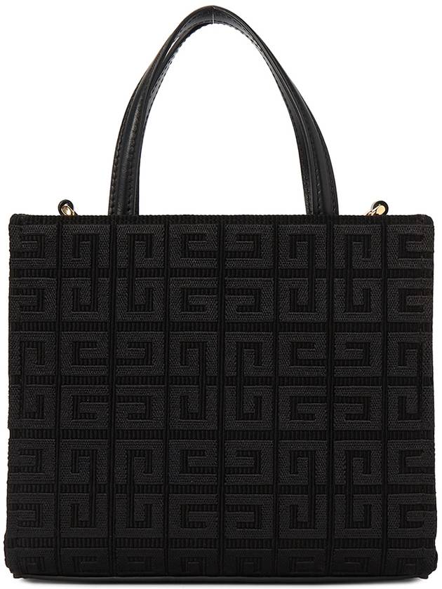 Mini G-Tote Shopping Bag In 4G Embroidery Black - GIVENCHY - BALAAN 5