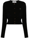 Bea Crop Cardigan Black - VIVIENNE WESTWOOD - BALAAN 2