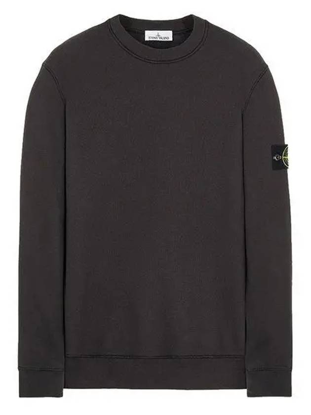 Wappen Patch Crewneck Sweatshirt Charcoal - STONE ISLAND - BALAAN 2