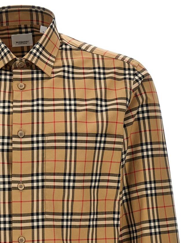 Vintage Check Pattern Long Sleeve Shirt Beige - BURBERRY - BALAAN 4