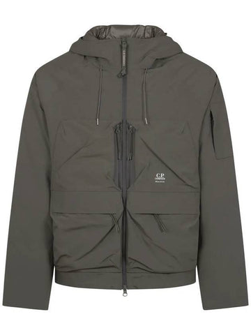 Micro-M Drawstring Hooded Jacket Green - CP COMPANY - BALAAN 1