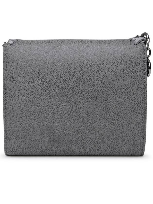 Falabella small flap halfwallet light gray - STELLA MCCARTNEY - BALAAN 4