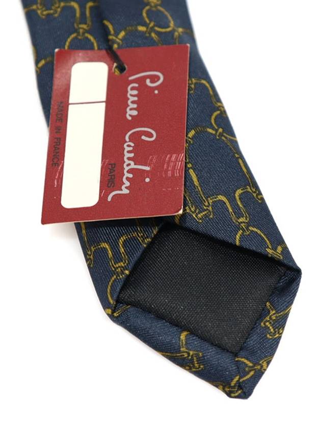 Pierre Cardin 100 silk navy pattern tie - ETC - BALAAN 6