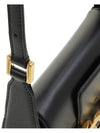 V Logo Chain Metal Cross Bag Black - VALENTINO - BALAAN 9