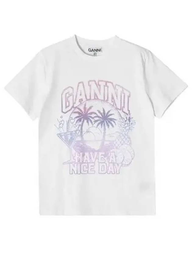 Women s short sleeve t shirt 271915 - GANNI - BALAAN 1