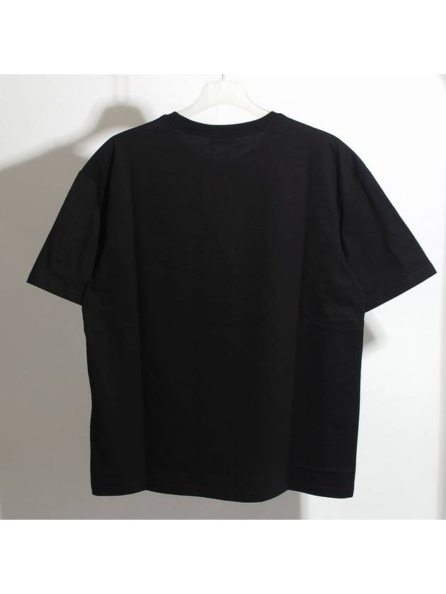 Multi Logo Short Sleeve T-Shirt Black - DIOR - BALAAN 3