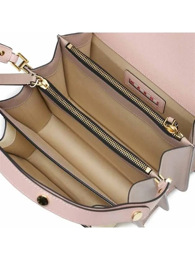 Saffiano Medium Trunk Shoulder Bag Beige - MARNI - BALAAN 5