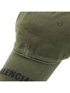 black logo arsenic ball cap green - BALENCIAGA - BALAAN 7