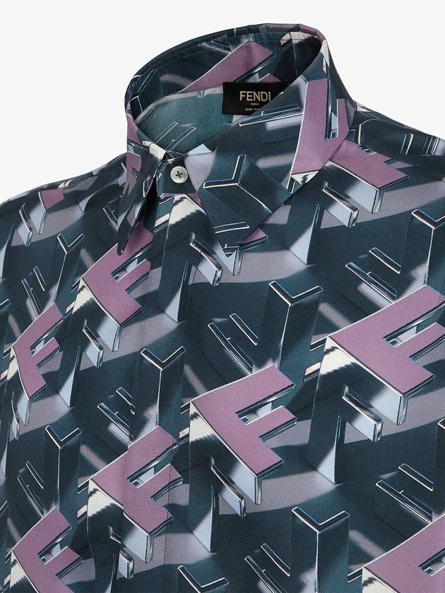 long sleeve shirt FS0795APQ9 F0F5U PRINTED - FENDI - BALAAN 5