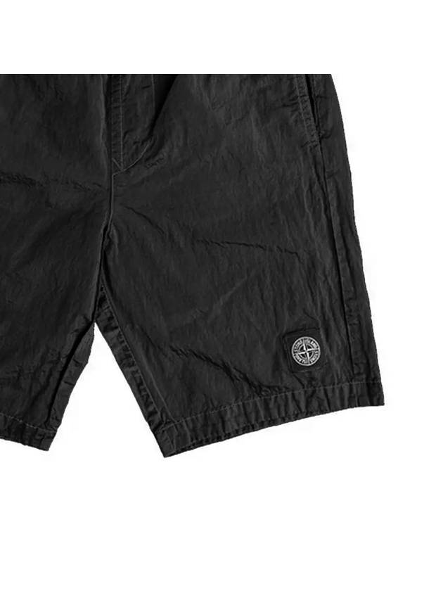 Stone Island Short Pants 8016B0643V0029 Black - STONE ISLAND - BALAAN 5