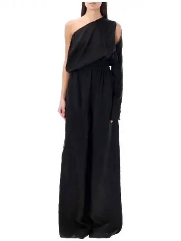 Rick Owens Athena one shoulder wide jumpsuit - RICK OWENS - BALAAN 1