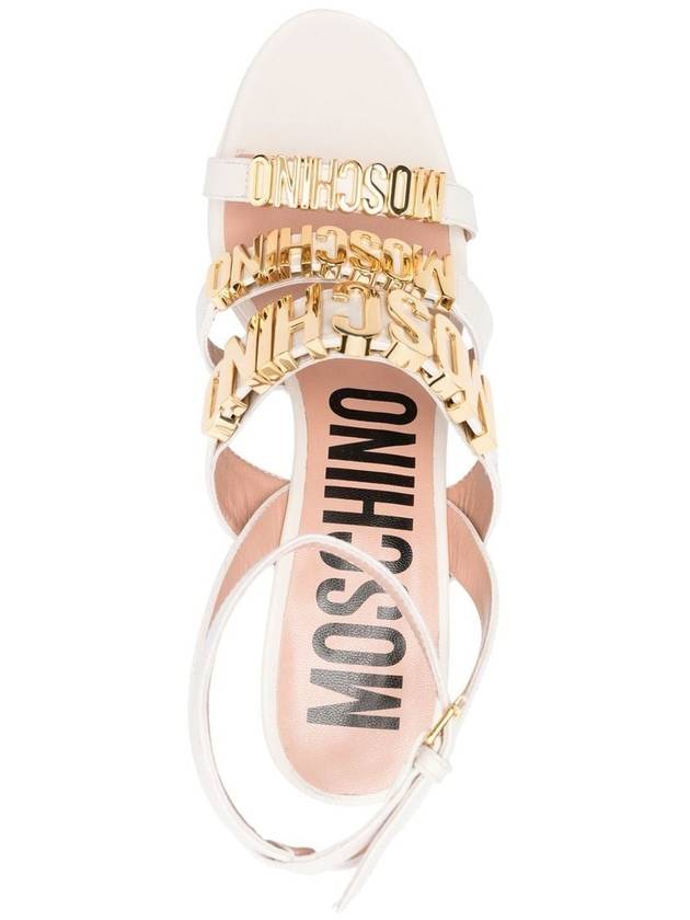 Moschino Sandals Beige - MOSCHINO - BALAAN 4