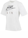 Women's Boxy Sportswear Short Sleeve T-Shirt White - NIKE - BALAAN 3