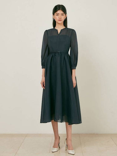 Kelly Dress Navy - AME - BALAAN 1