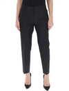 High Waist Straight Pants Black - JIL SANDER - BALAAN 2