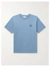 Bold Fox Head Patch Comfort Short Sleeve T-Shirt Blue - MAISON KITSUNE - BALAAN 2