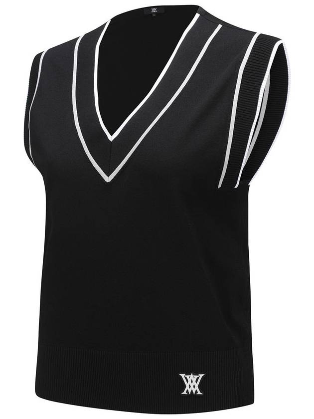 WOMEN ESSENTIAL V NECK VESTBK - ANEWGOLF - BALAAN 3