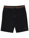 Men's Artist Stripe Lounge Shorts Black - PAUL SMITH - BALAAN 1