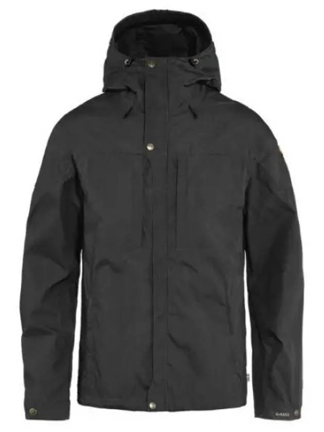 Men's Skogso Hooded Jacket Dark Grey - FJALL RAVEN - BALAAN 2