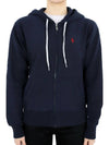 Polo women s pony logo hooded zip up jacket navy 211794396003 - RALPH LAUREN - BALAAN 2