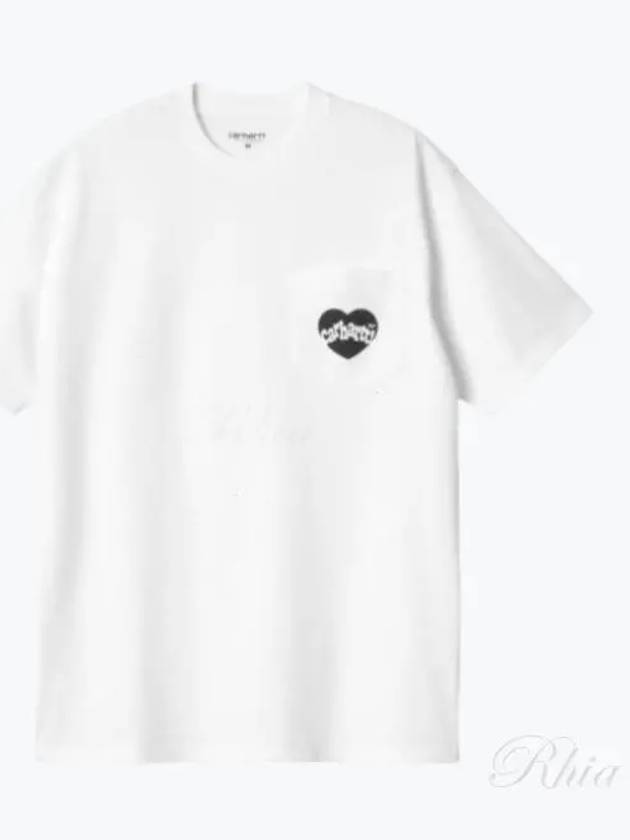 24 F W Carhartt Cotton T-Shirt WITH FRONTAL AMOUR LOGO I03367500AXX B0651173280 - CARHARTT WIP - BALAAN 2